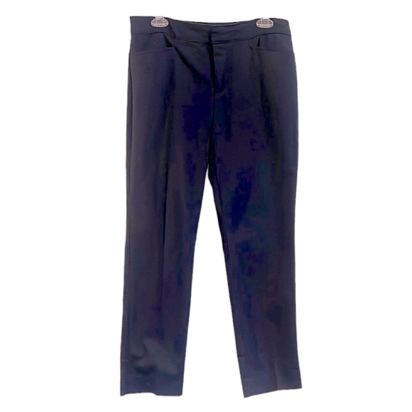 CHAPS STRETCHY ANKLE LENGTH PANTS DARK BLUE SIZE 8 - Picture 1 of 14